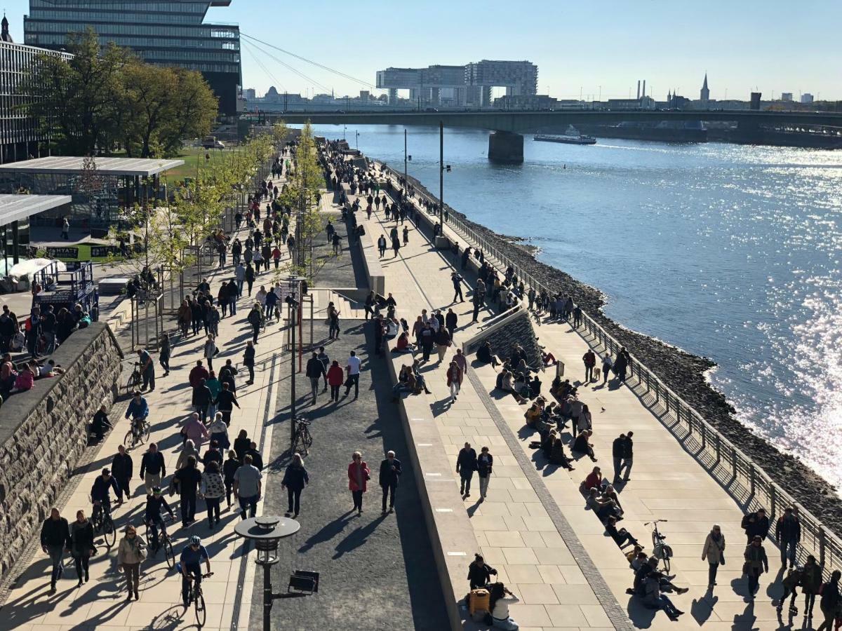 City Luxus Appartement Naehe Koeln Messe - Lanxess Arena Dış mekan fotoğraf